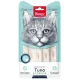 Wanpy Cat Нежное пюре из тунца и трески, 5 шт х14 г
