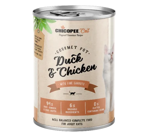 Chicopee Adult Cat (Утка с курицей) 400 г х 6 шт