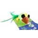 PetStar Игрушка для кошек Мышь с перьями и мятой, 20 x 6,8 cм