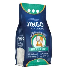 JINGO Наполнитель бентонитовый Marseille Soap, 5 л