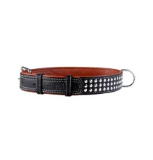 Collar Soft с металлическими украшениями LBlack 35 мм, 46-60 см