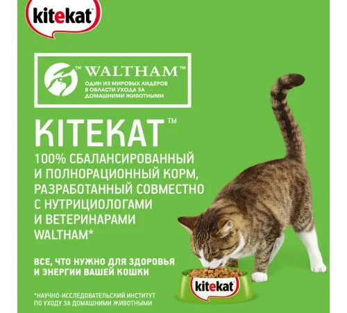 Kitekat с курицей (кусочки в соусе), 85 г х 28 шт (уп)