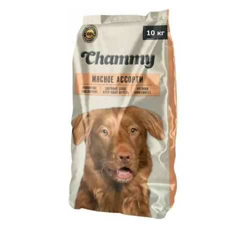 Chammy для взрослых собак (Мясное ассорти), 10 кг