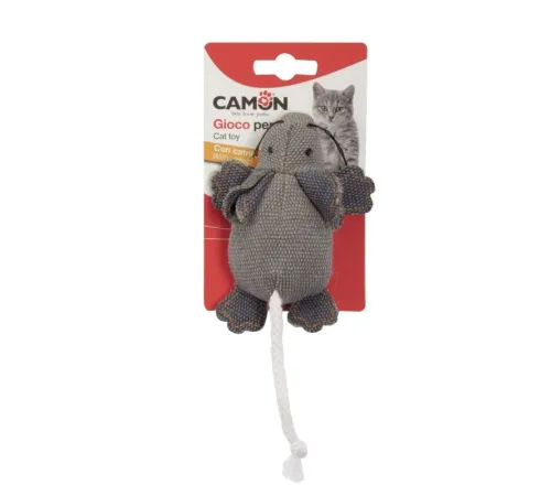 CAMON Мышь из джинса с кошачьей мятой, 11 х 5 см