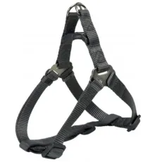 Trixie Шлея Premium One Touch Harness Graphite  XS-S