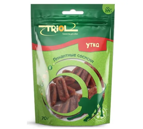 Triol PT07 Сосиски из утки, 70 г