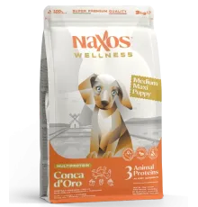 Naxos Wellness Puppy Medium Maxi (Утка, курица, индейка), 3 кг