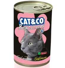 Adragna Cat&Co Кусочки лосося в соусе, 405 г