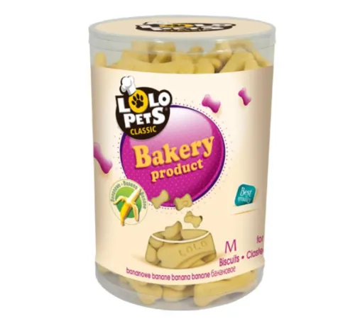 Lolo Pets Бисквиты Косточки банановые M