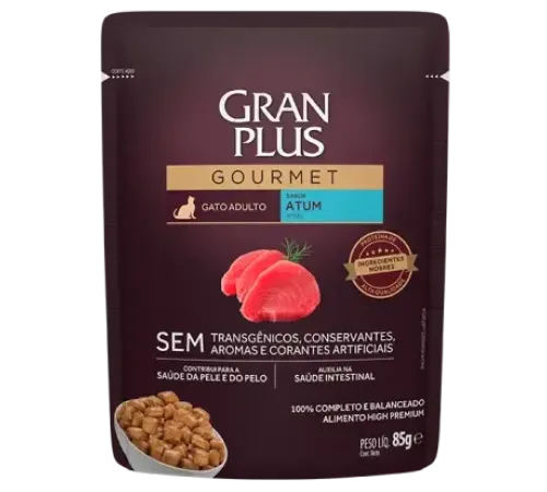 Granplus Gourmet Пауч для кошек (Тунец), 85 г