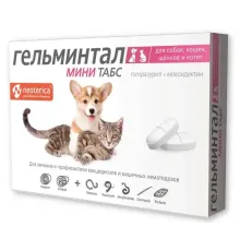 Экопром Гельминтал Мини Табс для щенков и котят, 1 таб