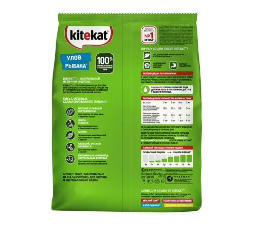 Kitekat для взрослых кошек (Улов рыбака) 1,9 кг