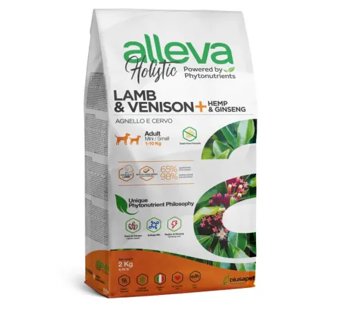 Alleva Holistic Adult Mini (Ягненок, оленина), 2 кг