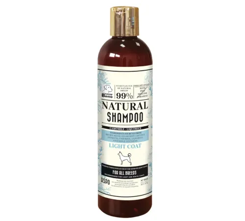 Super Beno Naturalny Шампунь для всех пород для светлой шерсти, 300 мл