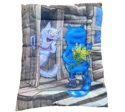 Happy Friends Матрас Коты Доброго дня, 44х57 см