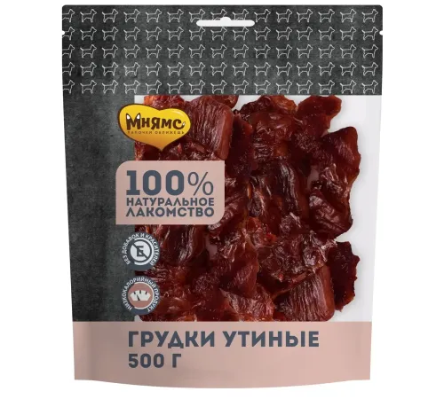 Мнямс Грудки утиные для собак, 500 г