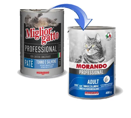 Morando Professional Tuna and Salmon Pate cat 400 г