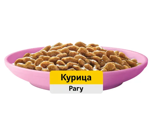 Whiskas для котят рагу с курицей, 75 г х 28 шт (уп)