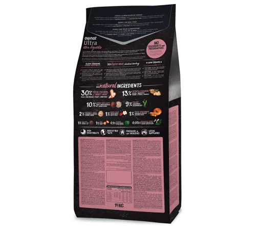 OWNAT Ultra Medium Junior (Курица, индейка), 3 кг