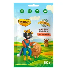 Мнямс Мясные кубики из говядины для кошек (Фермерская Ярмарка), 50 г