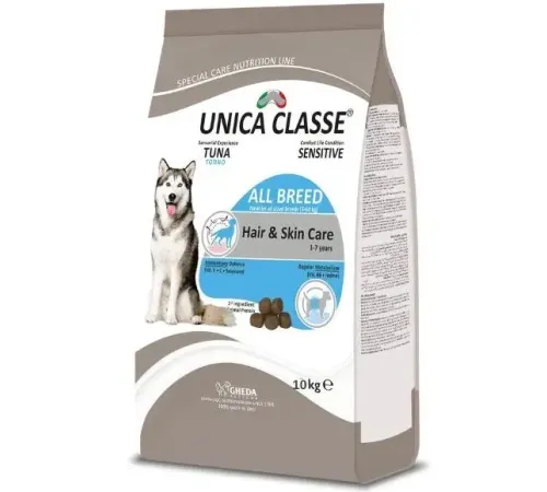 Unica Classe Adult All Breed Hair&Skin Care (Тунец), 10 кг