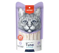 Wanpy Cat Нежное пюре из тунца и краба, 25 шт х 14 г