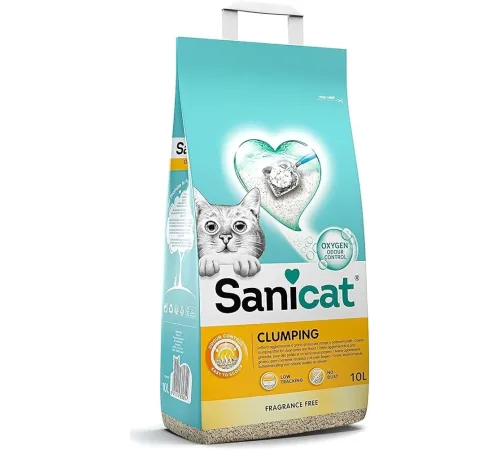 Sanicat Clumping Fragrance Free, 8 л