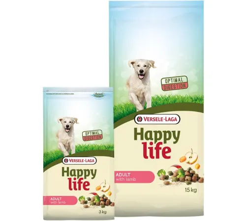 Happy Life для взрослых собак (Ягненок), 12,5 кг