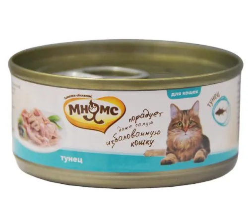 Мнямс Консервы Тунец в нежном желе, 70 г