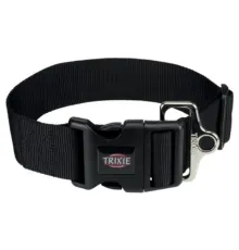 Trixie Ошейник Premium Collar (черный) L-XXL