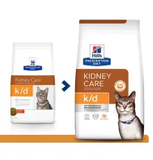 Hill's Prescription Diet k/d Kidney Care для кошек, с курицей 400 г