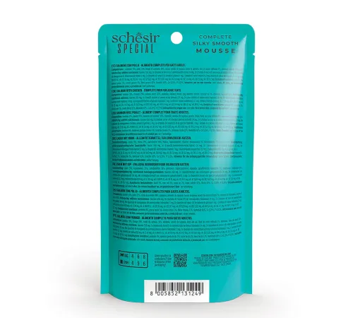 Schesir Special Skin&Coat Мусс (Лосось, курица), 70 г