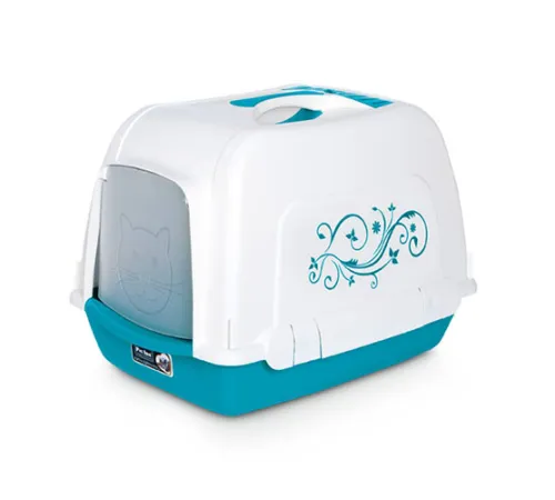Туалет Pet Inn Space Cat Deco Line Чёрный
