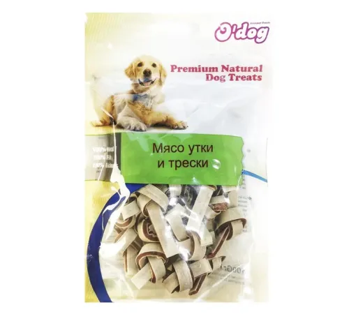 O'dog Лакомство Мясо утки и трески, 50 г