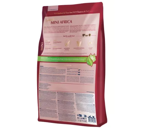 Happy Dog Sensible Mini Africa (Страус) 800 г
