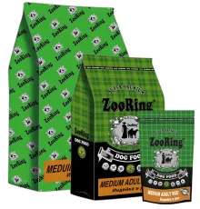 ZooRing Adult Medium Dog (Индейка, рис), 10 кг