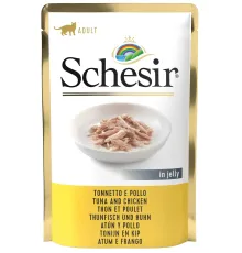 Schesir Пауч Tuna Chicken (Тунец, цыпленок), 85 г