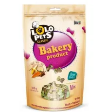 Lolo Pets Печенье для собак Косточки Mix Doypack 350 г S