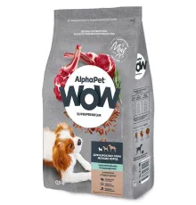 AlphaPet WOW Superpremium Dog Sensitive Mini Adult (Ягненок с бурым рисом), 900 г