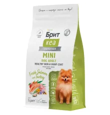 Брит Кеа Adult Mini Healthy Skin&Shiny Coat (Лосось и индейка), 400 г new