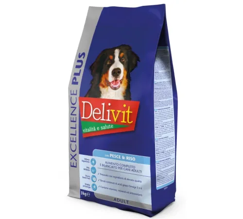 Pet360 Delivit для собак (Рыба, рис), 3 кг