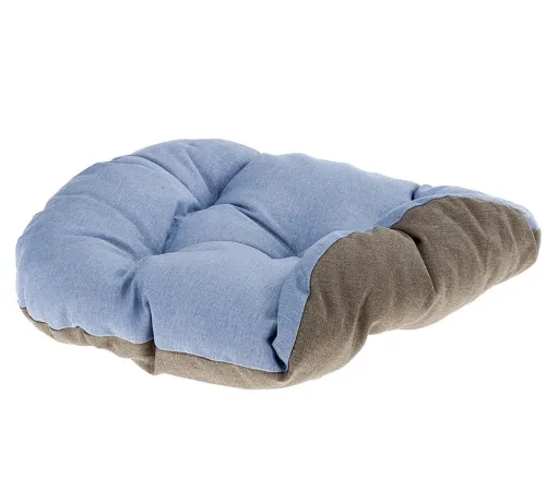 Ferplast Лежанка DANDY, серый/голубой 65 х 46 х 17 см