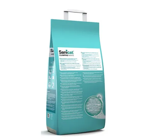 Sanicat Clumping White Unscented, 10 л