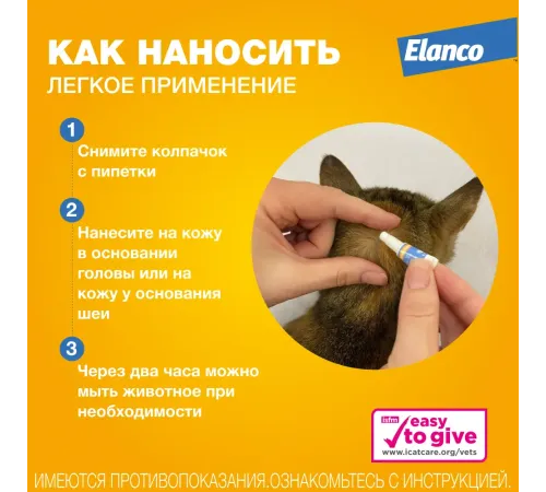 Elanco Профендер для кошек от 5 до 8 кг, 1 пипетка