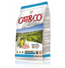 Cat&co Wellness Adult Sensible (Рыба и рис) 400 г