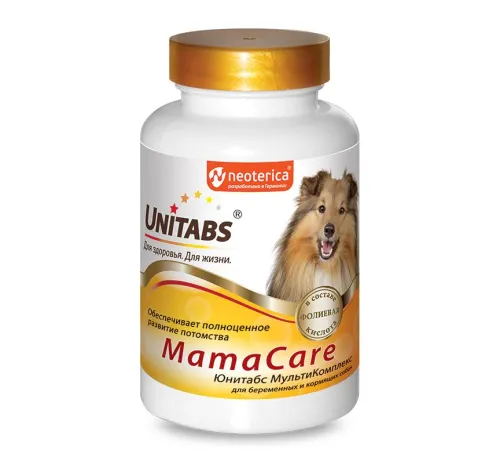 Neoterica UT МамаCare c B9 для щенков и кормящих собак, 100 таб.