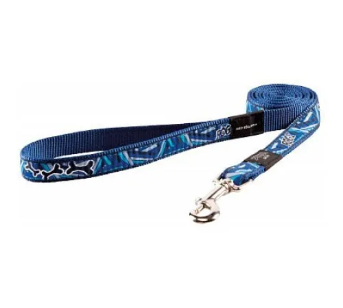Поводок Rogz Fancy Dress Navy Zen XL 25 мм/1,2 м