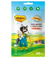 Мнямс Хрустящие подушечки с паштетом из кролика для кошек (Фермерская ярмарка), 50 г