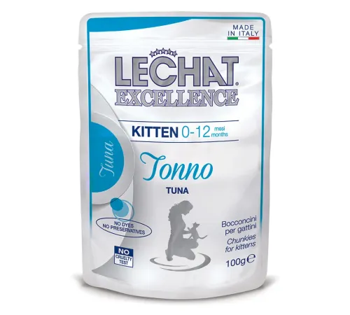 LeChat Excellence Kitten Тунец в соусе, 100 г