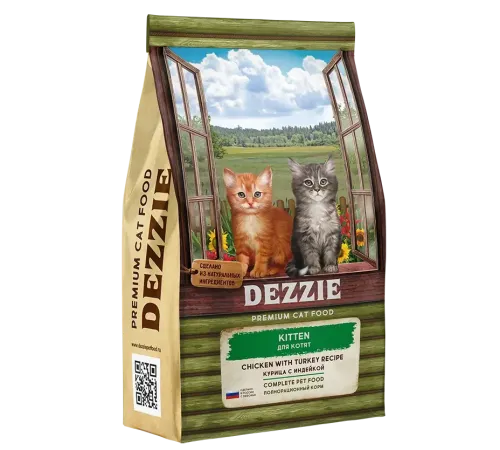 Dezzie Kitten (Курица, индейка), 2 кг